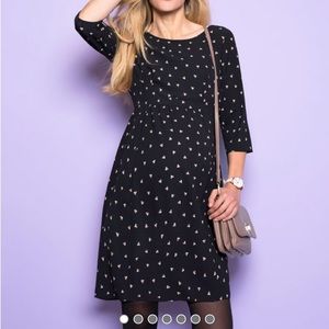 Seraphine Dot Woven Maternity Dress